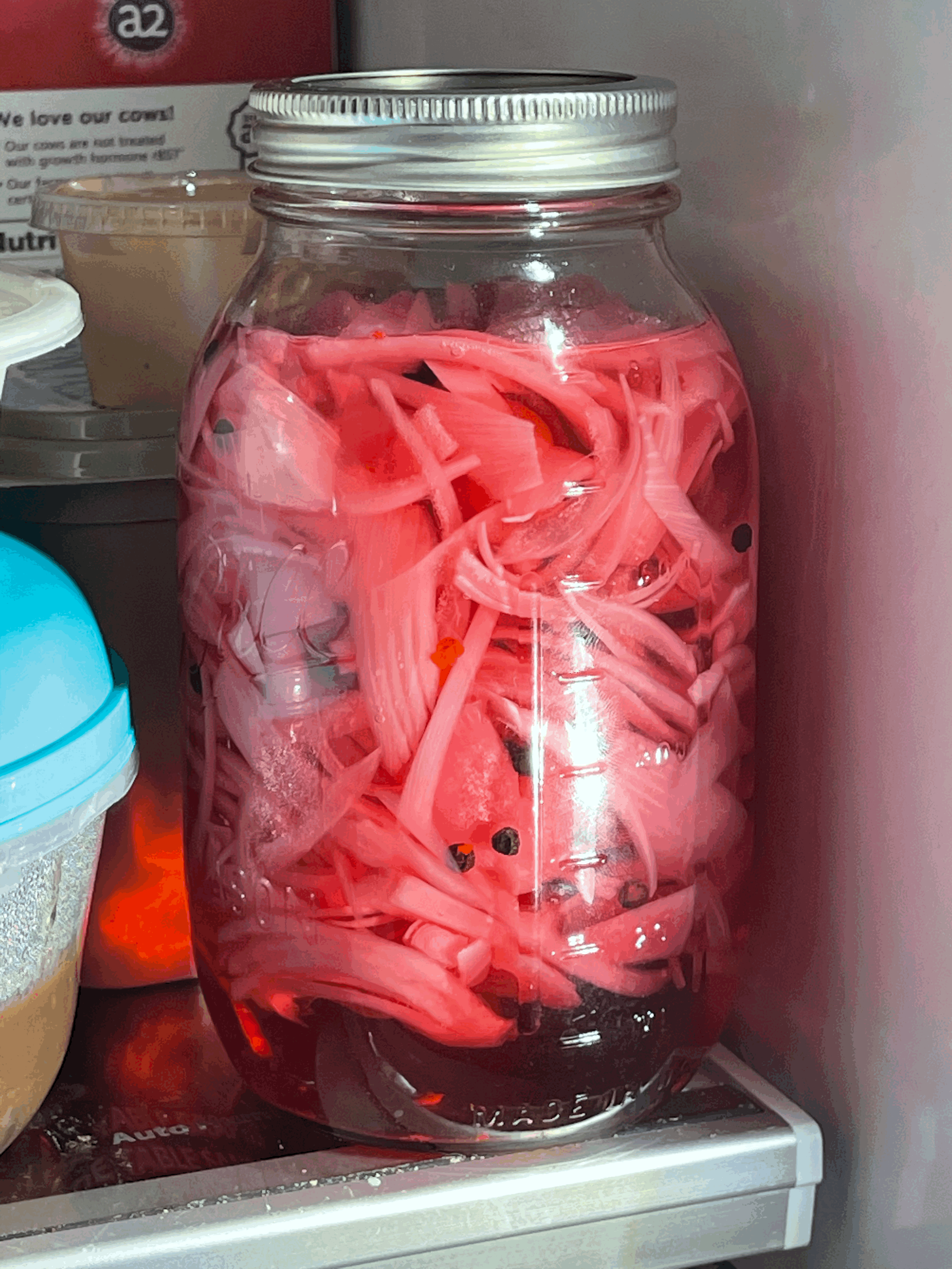 Quick pickled onions